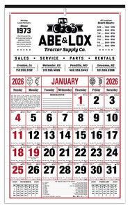 8-Sheet Almanac Calendar