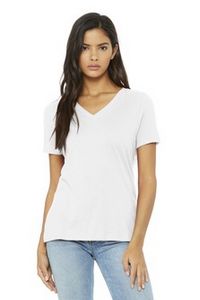 Bella+Canvas® Women's Relaxed Jersey Short Sleeve V-Neck Tee