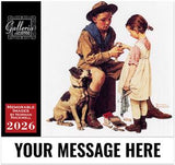 Galleria Wall Calendar 2026 Norman Rockwell