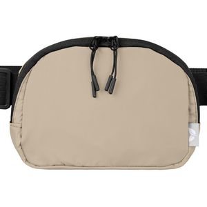 Taiga rPET Nylon Zippered Waist Bag - 40 oz - Heat Transfer