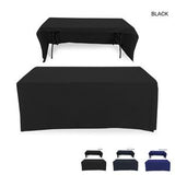 Polycotton Twill Table Throw for 6ft Table, Drape Style, 3 sided, Open Back, Blank Only