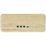 Wood Brown Blank Back View