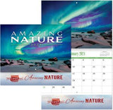 Luxe Amazing Nature Stapled Wall Calendar