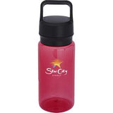 Transparent Red/Black Logo Front View