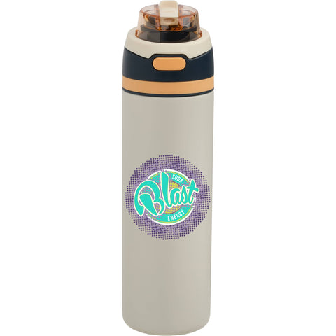 Elvin 28oz Recycled Stainless Flip Straw Bottle
