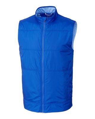 Cutter & Buck Stealth Hybrid Quilted Mens Big and Tall Windbreaker Vest