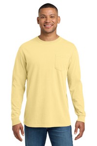 Comfort Colors® Men's Heavyweight Ring Spun Long Sleeve Pocket Tee