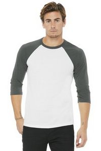 Bella+Canvas® Unisex 3/4 Sleeve Baseball Tee