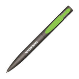 Gun Metal/Green PMS LIME 376C