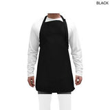 Twill Bib Apron, 25x28, No Pockets, Adjustable Neck, Blank Only, In Stock