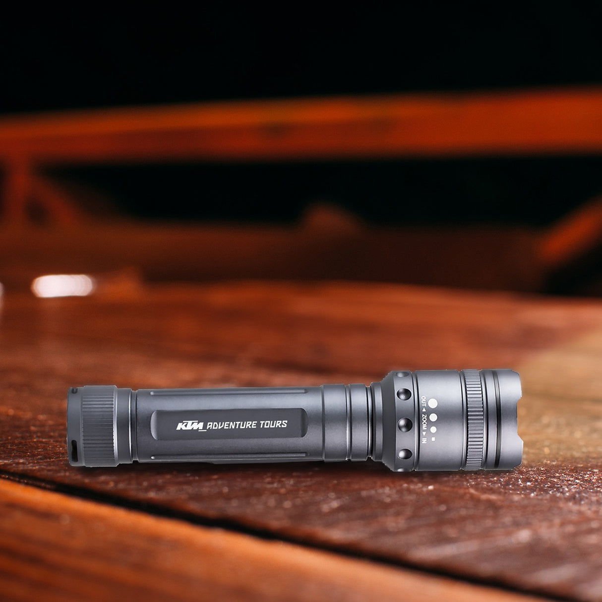 COML124 - flashlight on table