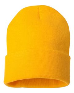 000421 Sportsman™ 12'' Solid Cuffed Beanie