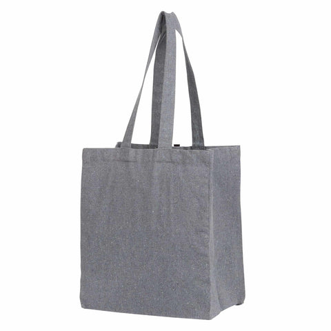 Eco-Friendly Recycled Cotton Grocery Tote Bag 7oz
