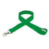 3/4" Silkscreened Flat Lanyard w/ Deluxe Swivel Hook