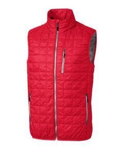 Cutter & Buck Rainier PrimaLoft? Mens Big and Tall Eco Insulated Full Zip Puffer Vest