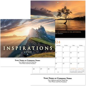 Inspirations Stapled Wall Calendar