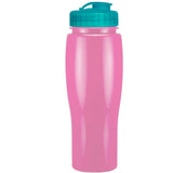 Pink/Translucent Aqua Blue Lid