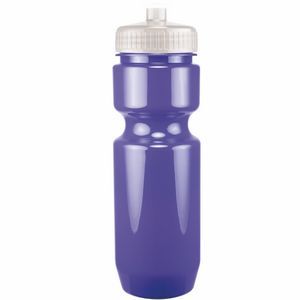 22 Oz. Bike Bottle w/ Push Pull Lid - Solid Colors