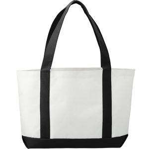 000271 Large Canvas Boat Tote Bag