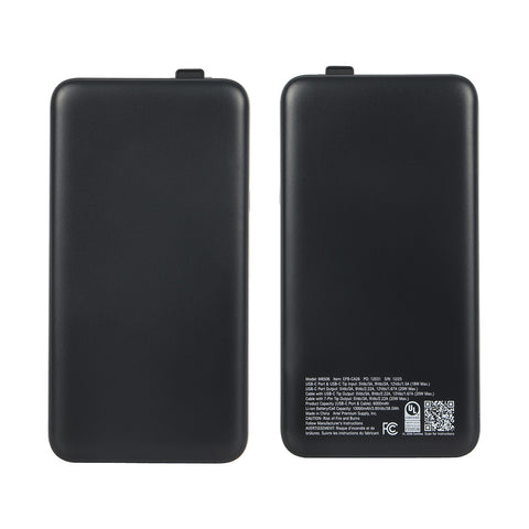 Cavalier 10000mAh 20W PD UL Listed Power Bank with Retractable Charging Cab
