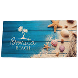 Boardwalk 30" x 60" Microfiber Beach Blanket/Towel- Full-Color