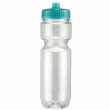 Clear/Translucent Aqua Blue Lid