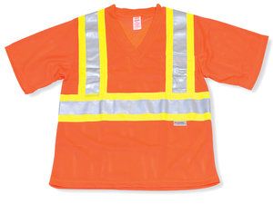 Soft Polyester Orange T-Shirt