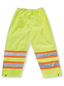 300 Denier Lime Green Polyester Rain Pants