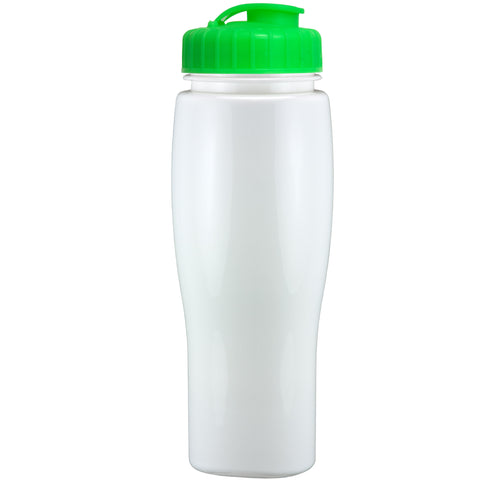 24 Oz. Contour Bottle w/ Flip Top Lid - Solid Colors