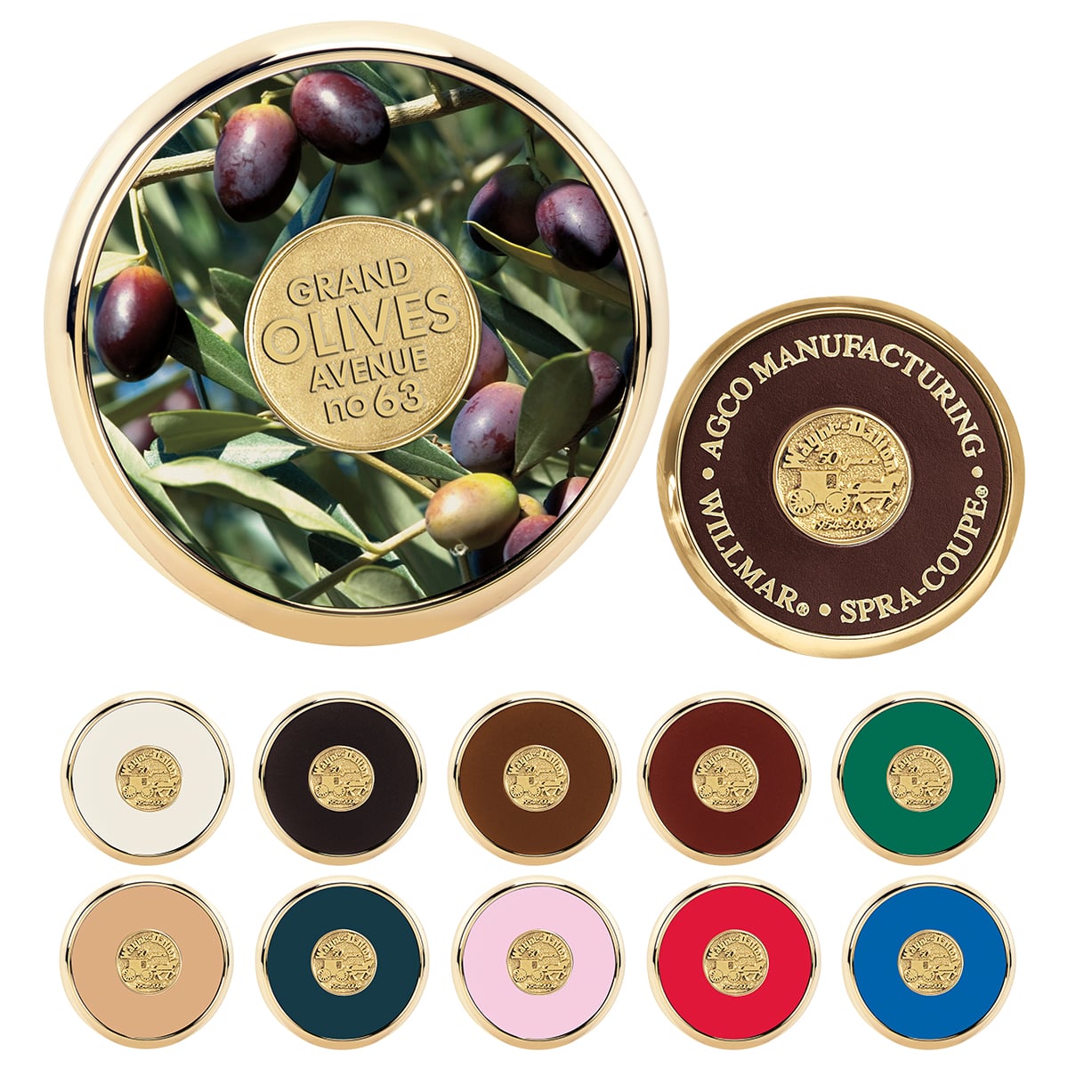 JAFFA® Round Brass Coaster