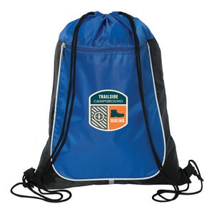 Lonsdale Drawstring Reflective Cinch Backpack