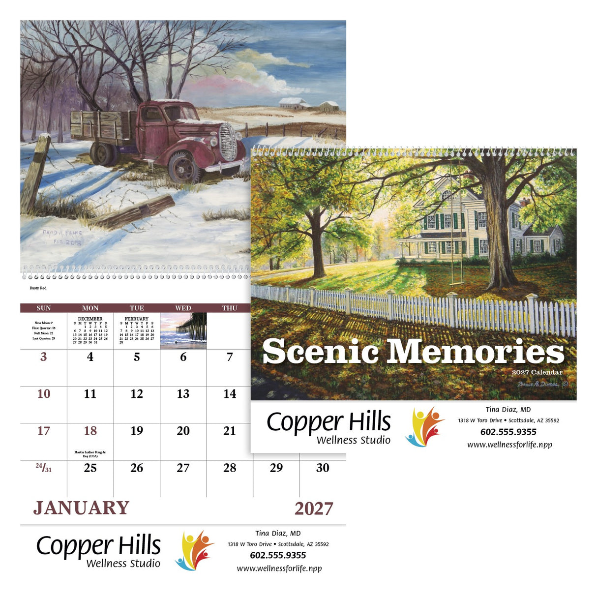 Good Value™ Scenic Memories - Spiral Calendar