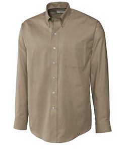 Cutter & Buck Epic Easy Care Nailshead Mens Long Sleeve Dress Shirt