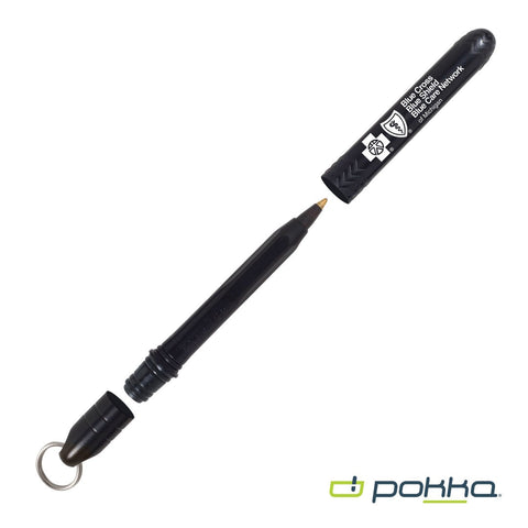 Pokka? Pocket Pen w/Dock & Chrome Keyring in Tin Box