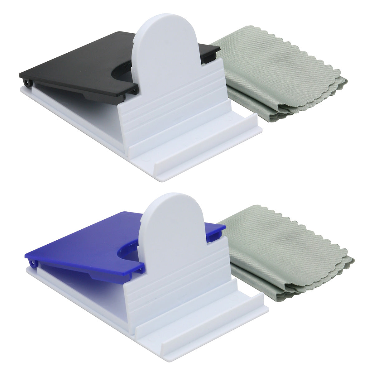 5" x 5" Microfiber Cloth with Phone Holder