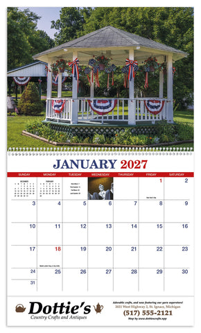 HotLine® Products America Appointment Calendar - Spiral