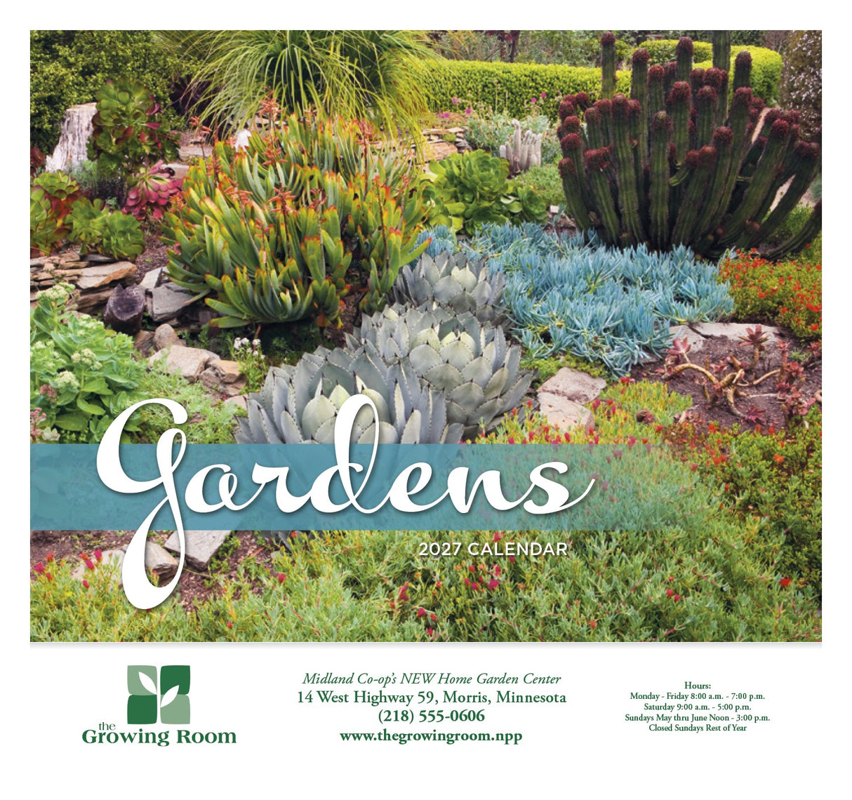 HotLine Products Gardens Appointment Calendar - Stapled cover image