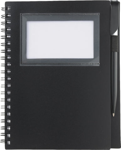 5.5'' x 7'' FSC® Mix Star Spiral Notebook with Pen