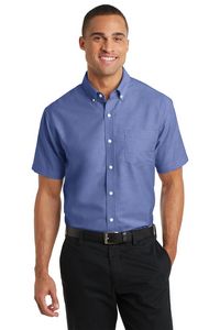 Port Authority® SuperPro™ Short Sleeve Oxford Shirt