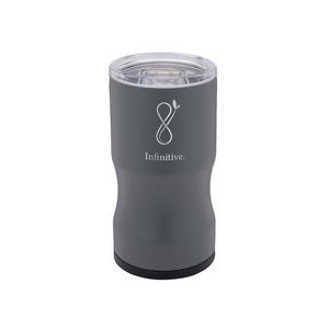 Dark Gray/Clear/Black Logo Front View