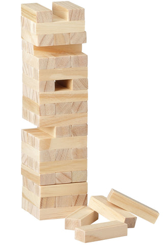 Tumbling Tower Wood Block Stacking Game