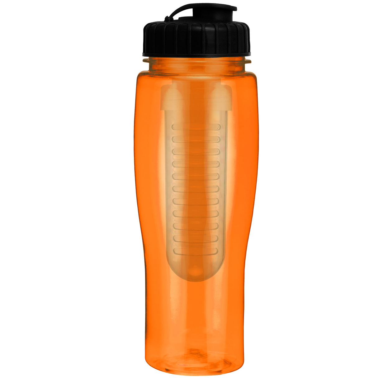 Translucent Orange/Black Lid