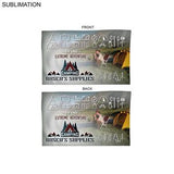 Microfiber Dri-lite Terry Branding Towel, 15x25, Sublimated Edge to Edge 2 sides