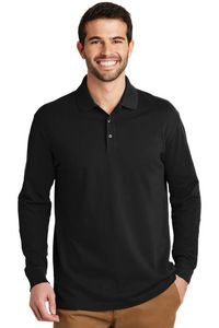 Port Authority® EZCotton™ Long Sleeve Polo