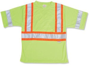Poly Wicking Lime Green T-Shirt