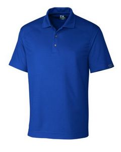 Cutter & Buck CB Drytec Genre Textured Solid Mens Polo
