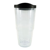 24ORBTMB Clear Tumbler/Black Lid