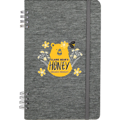 5'' x 7'' Vila Recycled Spiral Notebook
