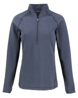 Cutter & Buck Peshastin Eco Fleece Recycled Womens Half Zip Pullover