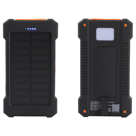 Fusion 5000mAh Solar-Charging Power Bank